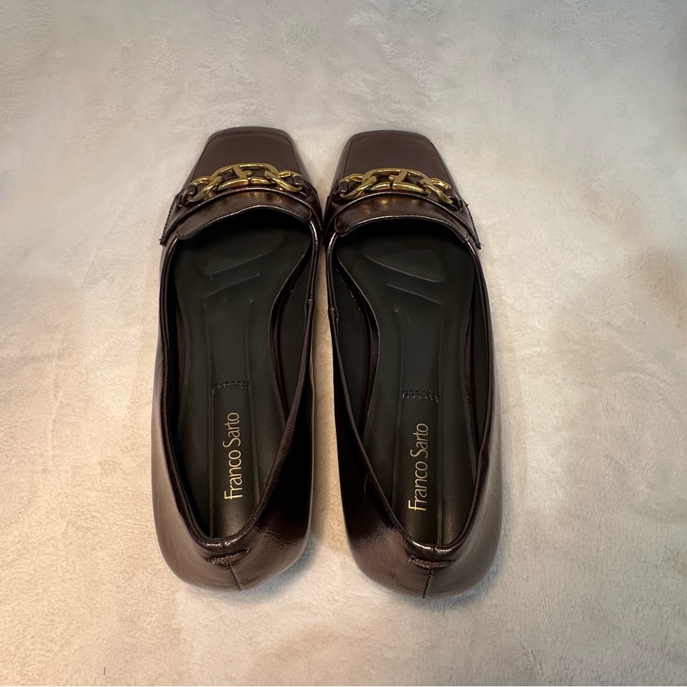 Franco Sarto Tiari Slip On loafer size 9 metallic - Picture 13 of 14